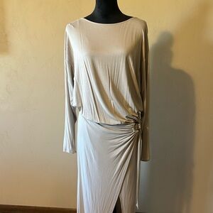 Free People Alyssa Long Sleeve Wrap Dress